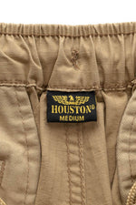 Houston Cotton Rip Baggy Shorts Khaki / L (Large) (7103485870264)