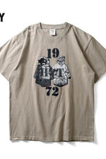 Houston 1972 Printed Tee Oatmeal / XL (X-Large) (7103486689464)