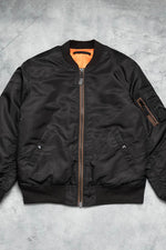 Houston MA-1 Flight Jacket Black / L (Large) (7103487606968)