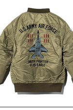 Houston Custom MA-1 F-15 Eagle Embroidery Jacket (7103488065720)