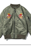 Houston Custom MA-1 Japan Embroidery Jacket Sage (7103488327864)