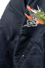 Houston Custom Japan Embroidery Jacket Olive Drab / XL (X-Large) (7103488426168)