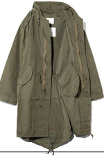 Houston 1952 US Military Style M-51 Parka Olive Drab / M (Medium) (7103488852152)