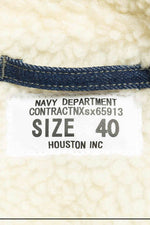 Houston Denim BOA N-1 Deck Jacket Indigo Blue / 42 (7103488917688)