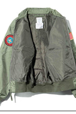 Houston CWU-36P VX-31 Dust Devils Logo Jacket Sage Green / XS (X-Small) (7103489343672)