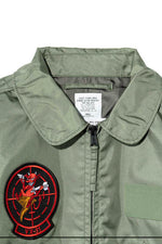 Houston CWU-36P VX-31 Dust Devils Logo Jacket Sage Green / XS (X-Small) (7103489343672)