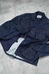Houston 3 Layer Denim Fatigue Jacket Vintage Wash Blue / XL (X-Large) (7103489376440)