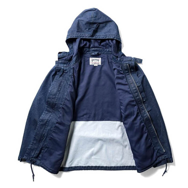 Houston 3 Layer Denim Navy Parka – Hong Kong