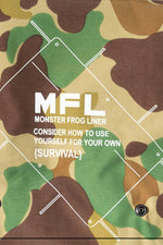 Houston Monster Frog Seat Liner 120cm x 180cm WW2 Camo (7103489933496)