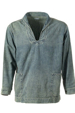 Houston US Style Denim Navy Pullover Shirt