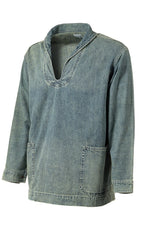 Houston US Style Denim Navy Pullover Shirt