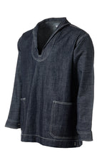 Houston US Style Denim Navy Pullover Shirt