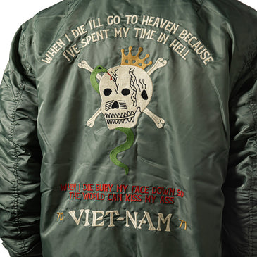 Houston Vietnam Embroidery MA-1 Jacket – Hong Kong