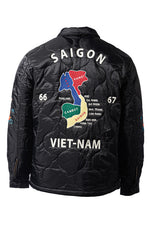 Houston Vietnam Map Quilting Jacket