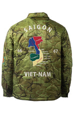 Houston Vietnam Map Quilting Jacket