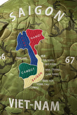 Houston Vietnam Map Quilting Jacket