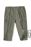 Leo Kohler 101 Vintage Moleskin Mid-Length Capri Pants Olive Drab / GR52