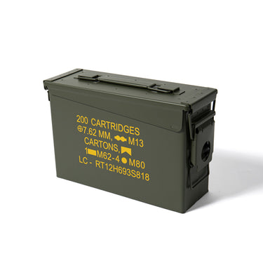 Like New NATO Military .30/.50 Cal Rounds Ammo Box