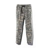 Multicam camouflage trousers with elastic drawstring waist and cargo pockets