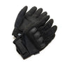 Mechanix Wear M-Pact 3 black work gloves with knuckle protection and elastic wrist cuffs