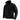 Black combat fleece jacket with hood, full-zip front, and zipped chest pockets