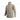 Tan fleece jacket with stand collar, full zip front, and two zip pockets