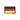 Rectangular Velcro patch with stitched border; German-style flag in black, red, and yellow.