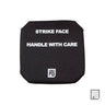 Black Magpul PTS side plate with textured strike face and PTS logo