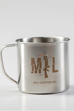 Mil-Coffee Stainless Steel Mug