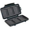 Pelican 0945 memory card case with foam inserts, open lid