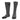 Alpine merino lightweight socks in cinder grey with ribbed leg and black toe/heel panels.