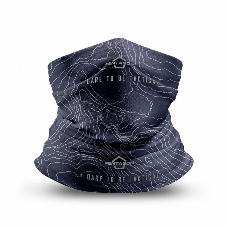 Pentagon Skiron Topographic Map All Weather Neck Gaiter