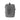Gray utility pouch with front hook-and-loop strap and vertical webbing patch
