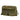 Utility pouch with camo fabric, front webbing panel, side zipper and pull tab