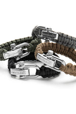 Pentagon Tactical Survival Bracelet Red-White