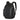 Black 27L backpack with front panel, side pocket, and padded shoulder straps