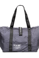 Post General Packable Parachute Shopping Cooler Bag Silver Grey