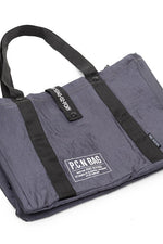 Post General Packable Parachute Shopping Cooler Bag Silver Grey