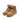 Coyote tan 6-in lace-up tactical boots, padded collar, rugged rubber sole.