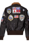 Cockpit USA Movie Hero Top Gun II Navy G-1 Leather Jacket