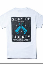 Qilo Sons of Liberty Printed Tee White / XL (X-Large)