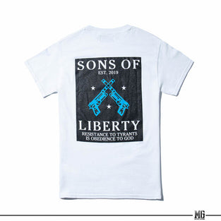 Qilo Sons of Liberty Printed Tee White / XL (X-Large)