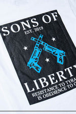 Qilo Sons of Liberty Printed Tee White / XL (X-Large)