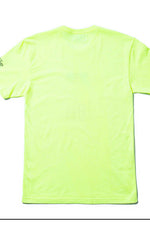 Qilo Warning Logo Printed Tee Neon Green / XL (X-Large)