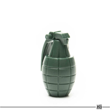 Retro Motif US Army Mk-II Grenade Style LED Keychain Olive Drab