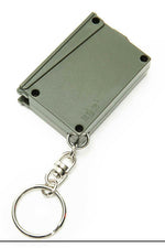 Retro Motif US Army Cal 30 Ammo Box Style LED Keychain & Tape Measure Olive Drab