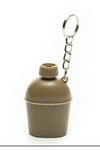 Retro Motif US Army M-1910 Water Pot Style LED Keychain