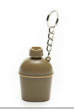 Retro Motif US Army M-1910 Water Pot Style LED Keychain