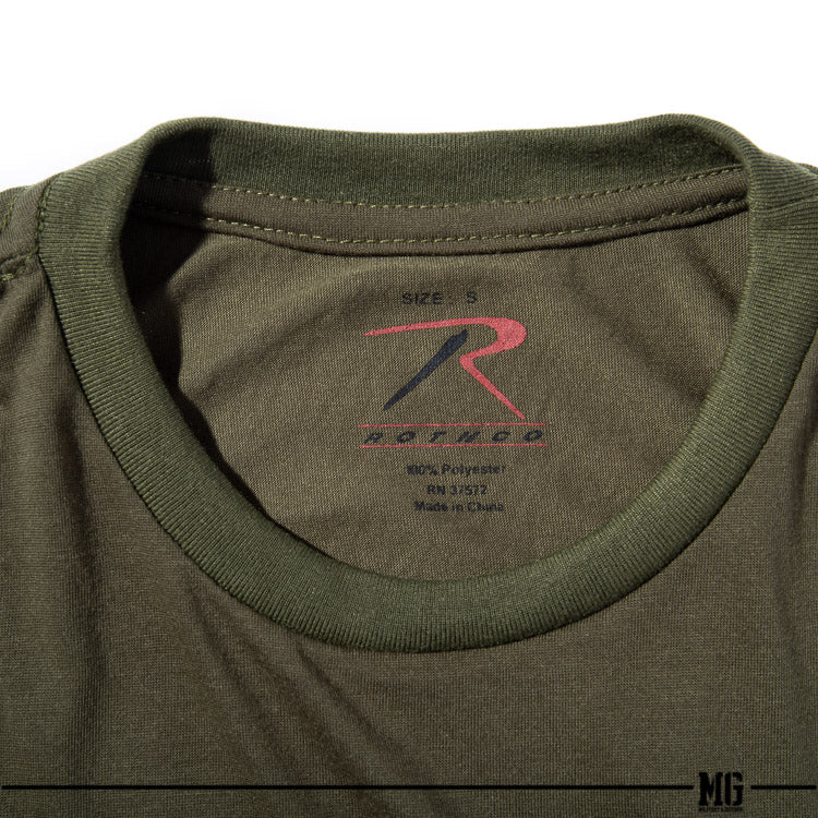 Rothco Athletic Fit Solid Color Military T-Shirt - Coyote Brown, XL