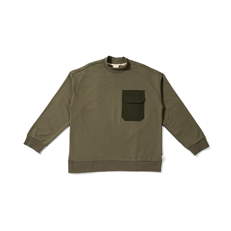 RTB Mock Neck Commando Sweatshirt